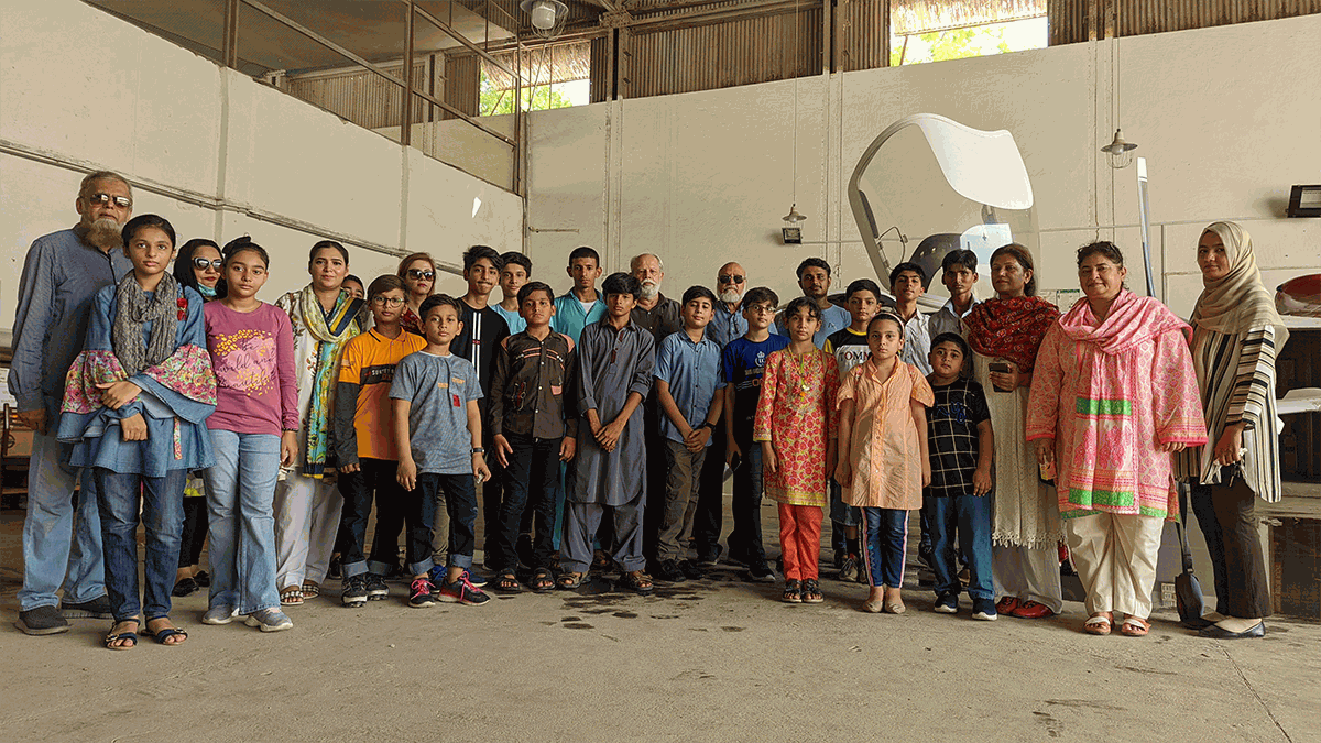 THE AVIATORS Students Visit